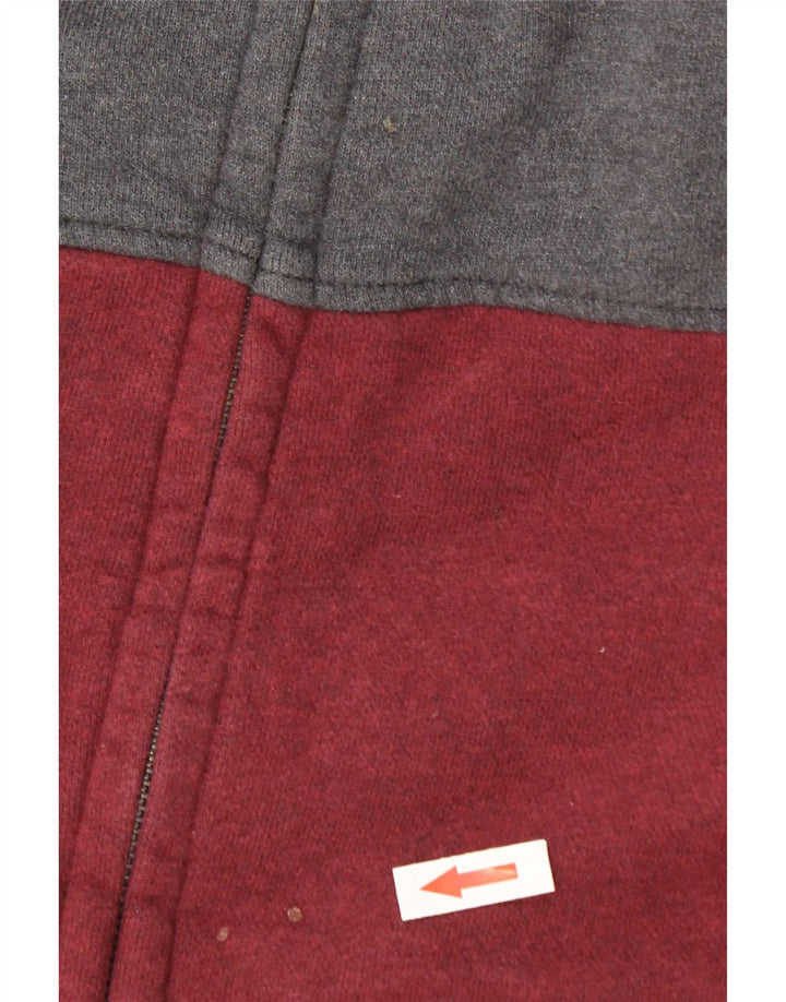 Fat Face Mens Zip Hoodie Sweater Medium Multicoloured Colourblock Cotton