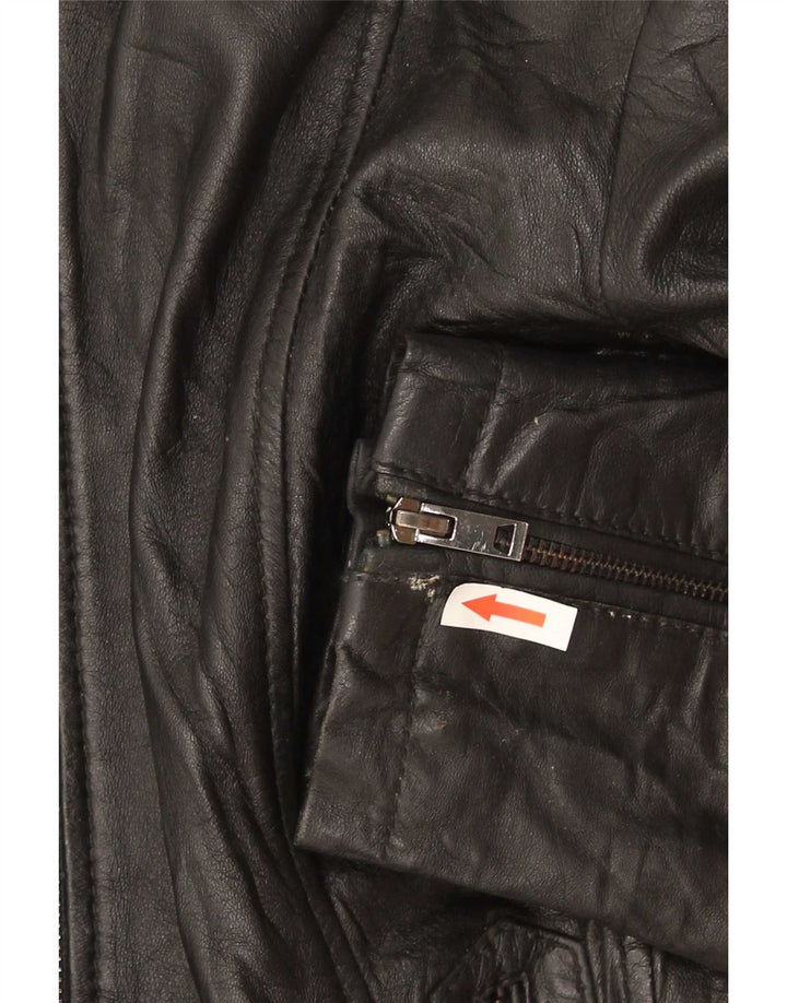 Giacca In Pelle Donna Conbipel IT 48 XL Nera