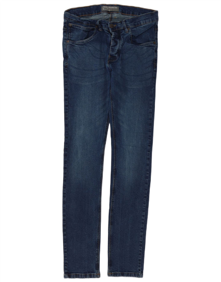 French Connection Mens Slim Jeans W32 L34 Blue Cotton