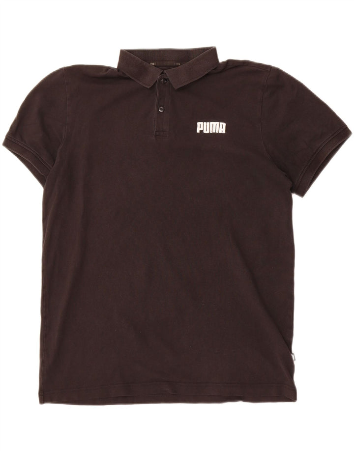 PUMA Mens Polo Shirt Large Black