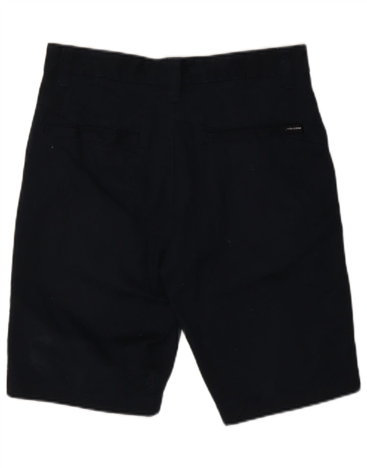 Volcom Mens Chino Shorts W30 Medium Navy Blue Cotton