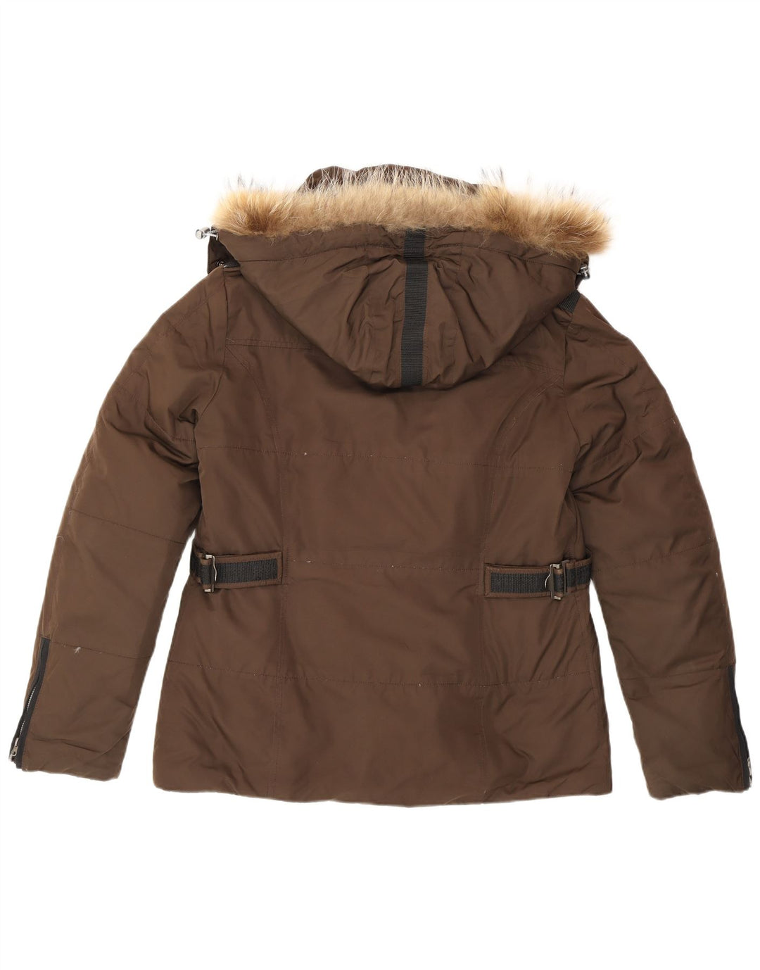 Giacca imbottita con cappuccio da donna Invicta UK 12 Poliestere marrone medio