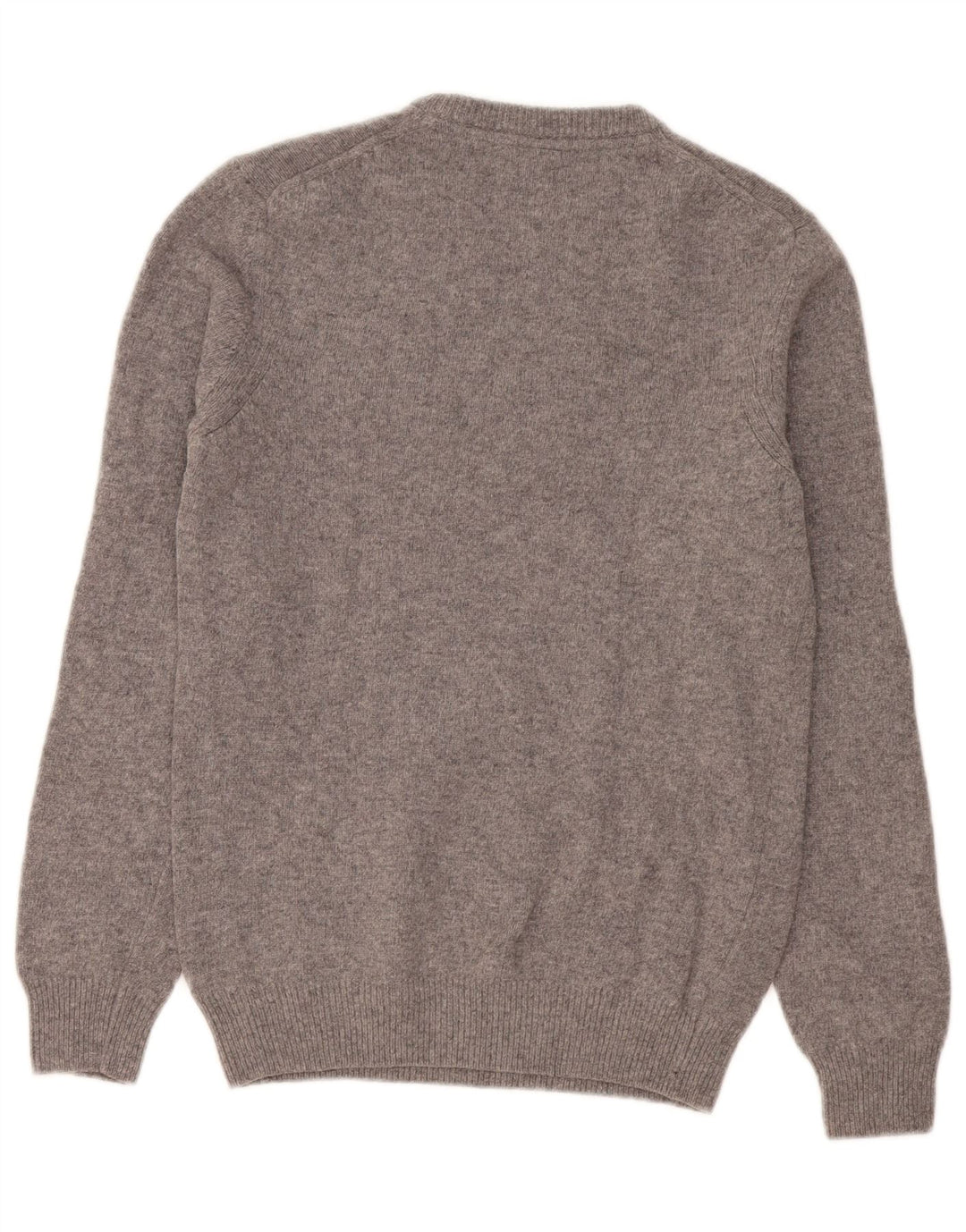 Lyle & Scott Mens Crew Neck Jumper Sweater XS Grey Wool