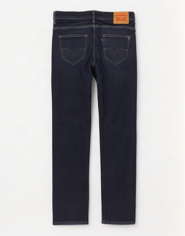 Jeans dritti Levi's 504 da donna W30 L32 in cotone blu navy