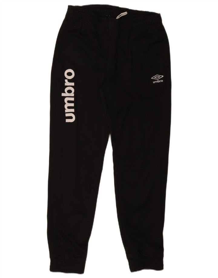 Umbro Herren-Trainingsanzug mit Grafik, Jogginghose, Größe S, Schwarz