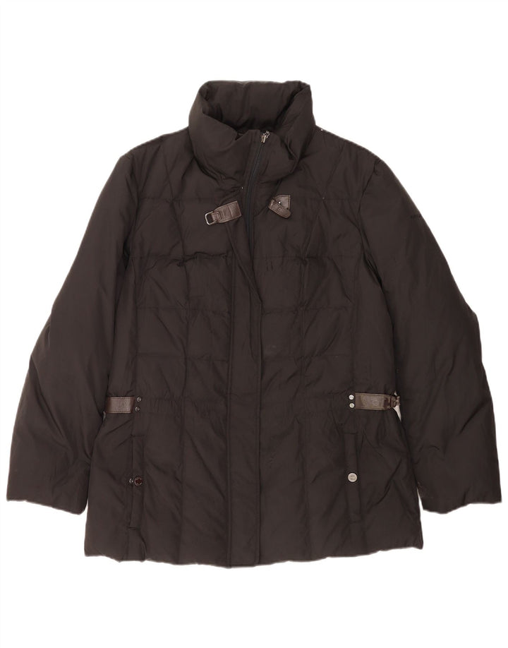 Geox Womens Padded Jacket UK 14 Medium Black Polyester