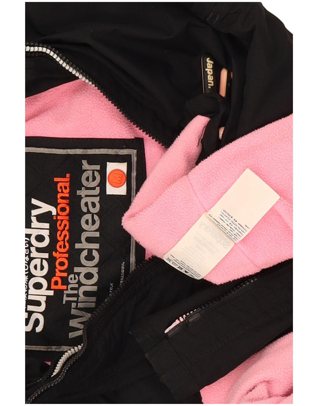 Superdry Damen The Windcheater Windjacke UK 12 Medium Schwarz