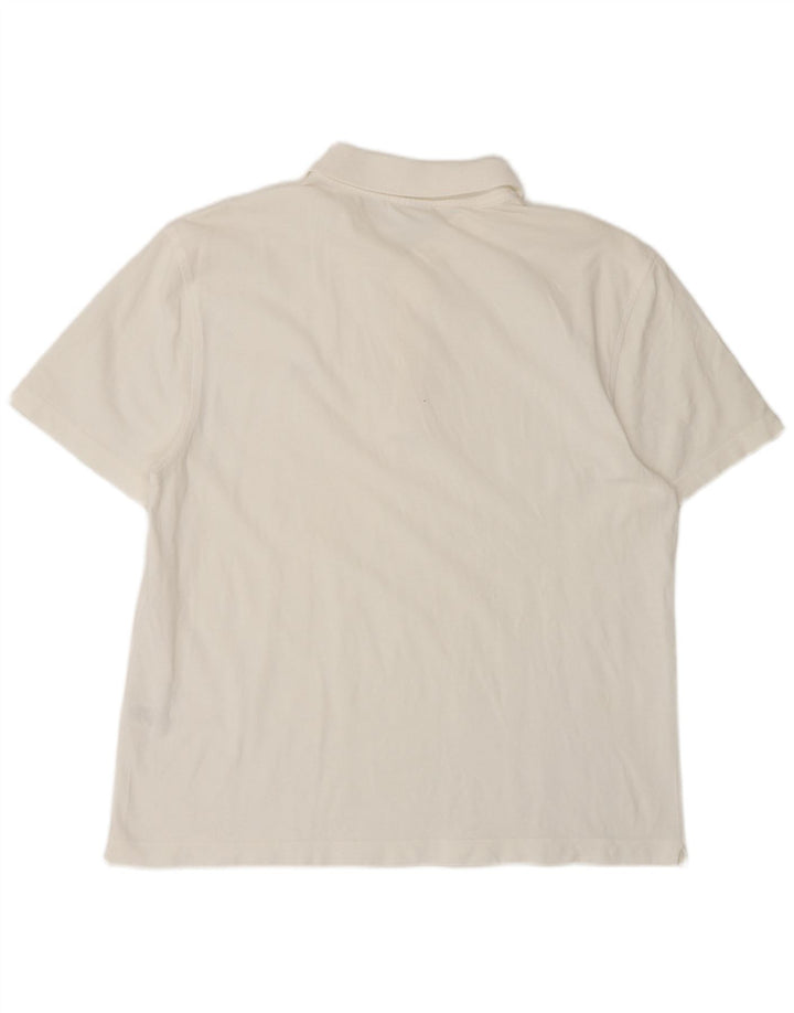 Lacoste herre poloskjorte str. 5 Large Hvid bomuld