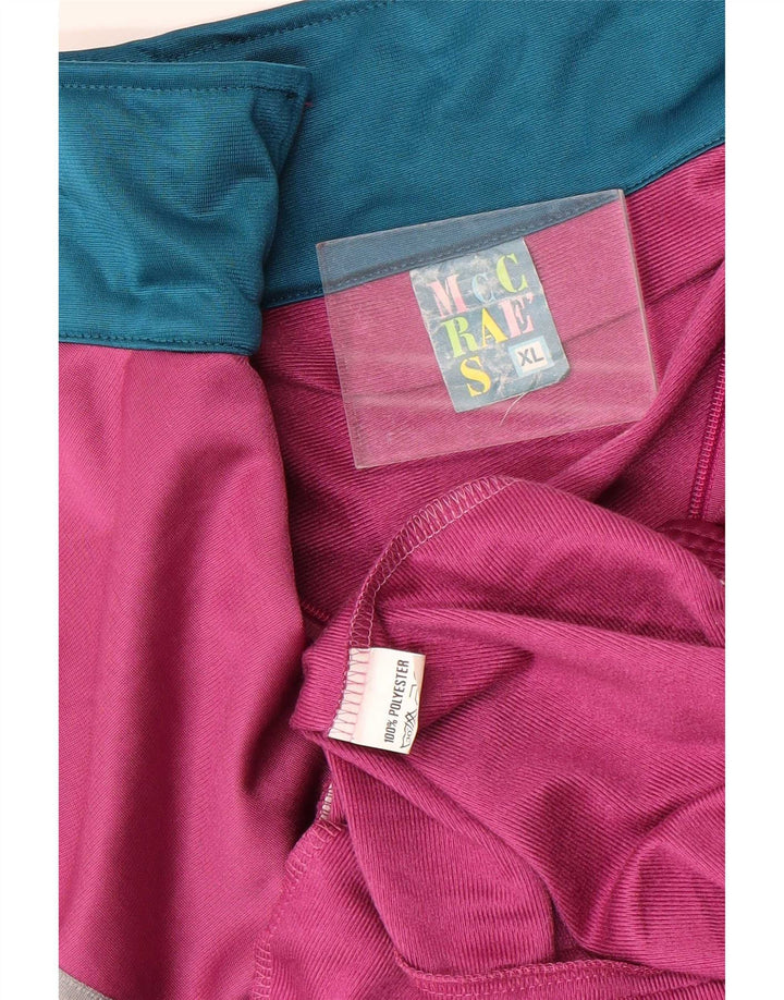 Mc Crae's træningsjakke til mænd XL Pink Colourblock