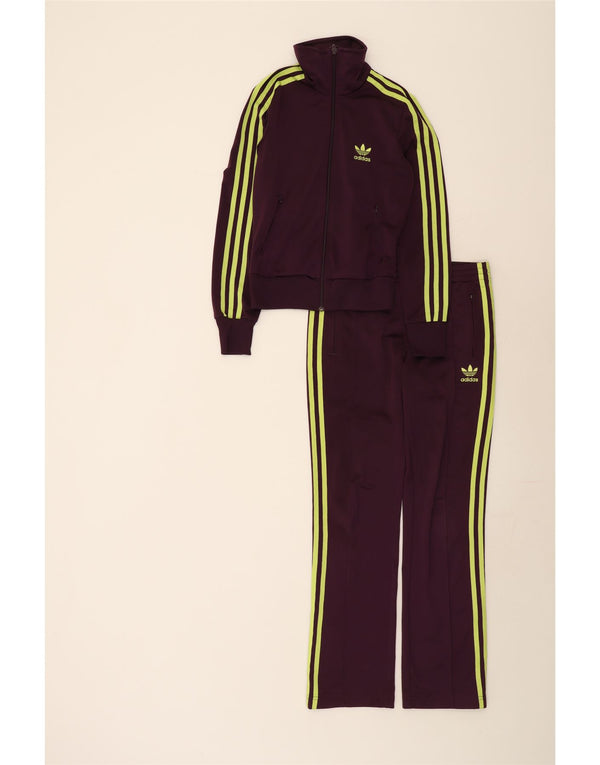 Adidas Survêtement complet graphique pour femme EU 34 XS Violet Polyester