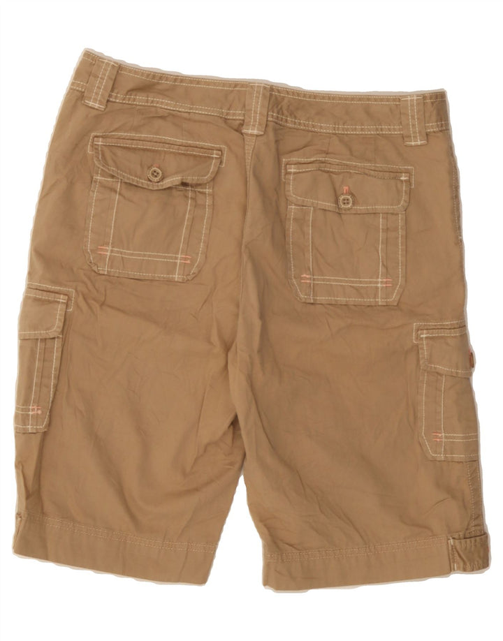 EDDIE BAUER Womens Cargo Shorts US 10 Large W32  Beige Cotton Vintage Eddie Bauer and Second-Hand Eddie Bauer from Messina Hembry 
