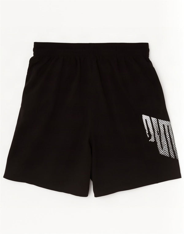 Puma Mens Graphic sport rövidnadrág 2XL fekete poliészter