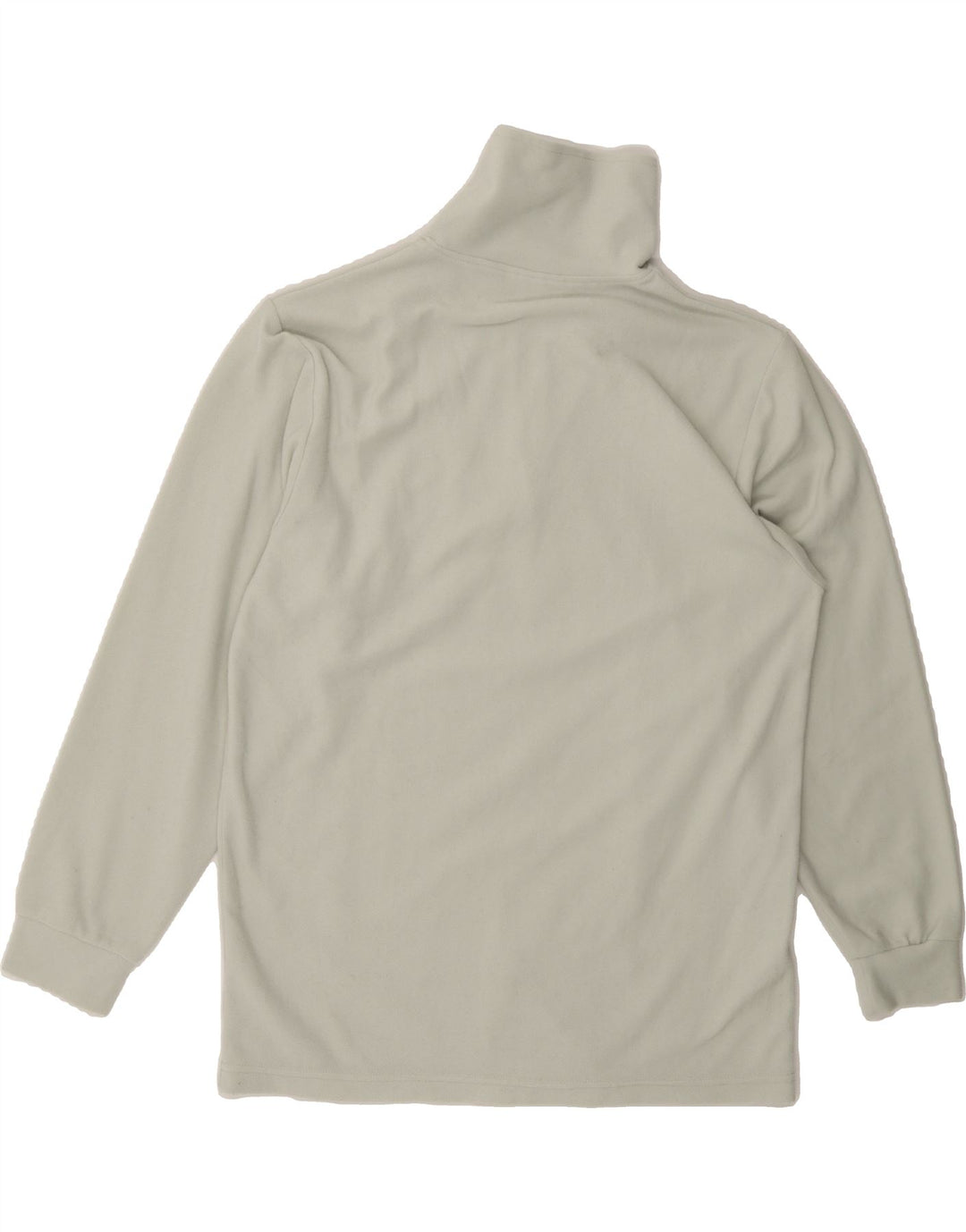 DIADORA Mens Zip Neck Fleece Jumper Medium Off White Vintage Diadora and Second-Hand Diadora from Messina Hembry 