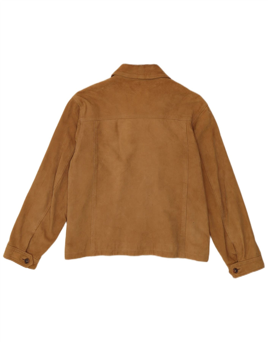 Brooksfield Mens Suede Jacket UK 36 Small Beige