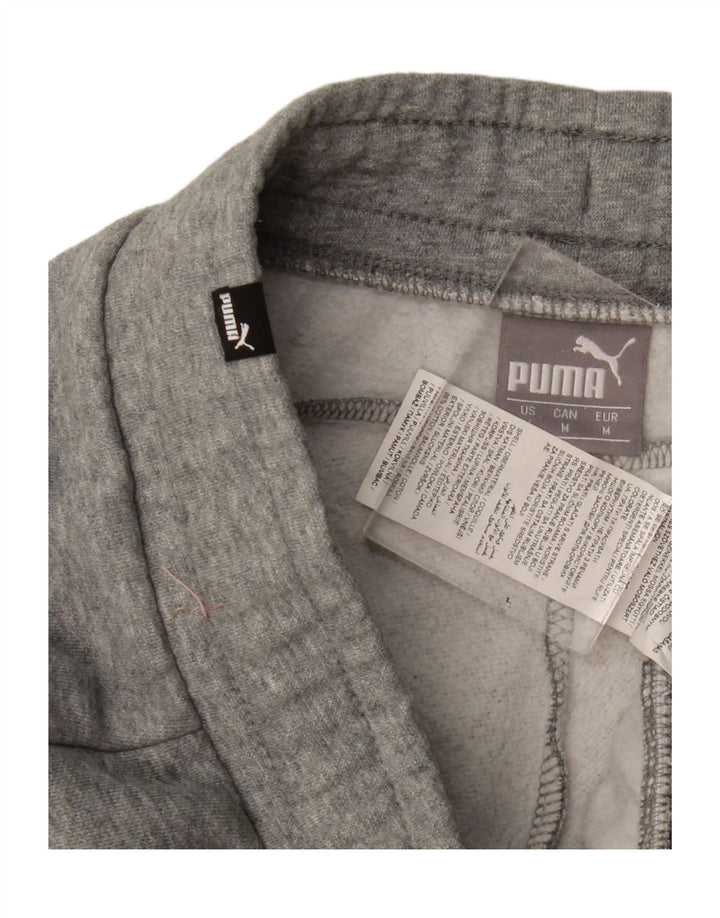 PUMA Womens Tracksuit Trousers Joggers Medium  Grey Flecked Cotton