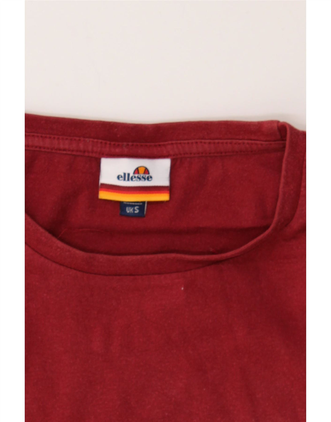 ELLESSE Mens Graphic T-Shirt Top Small Red Cotton Vintage Ellesse and Second-Hand Ellesse from Messina Hembry 