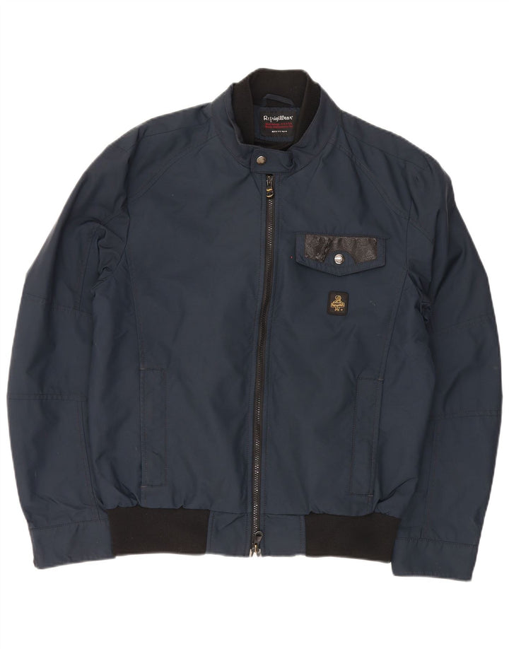 Refrigiwear Mens Bomber Jacket UK 40 Large Navy Blue Polyamide