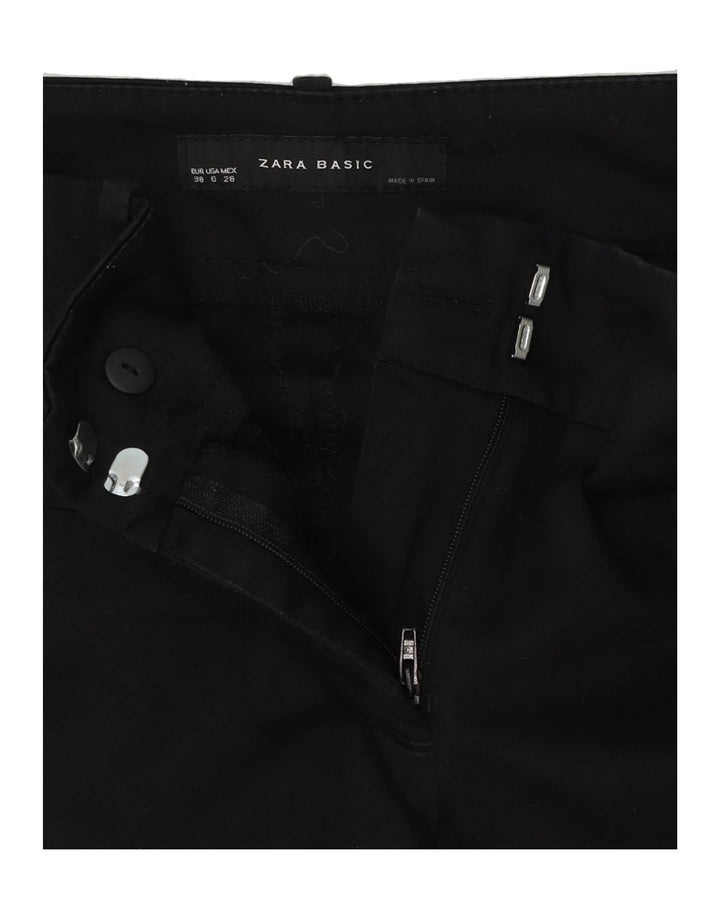 ZARA Womens Casual Shorts EU 38 Small W28   Black Vintage Zara and Second-Hand Zara from Messina Hembry 
