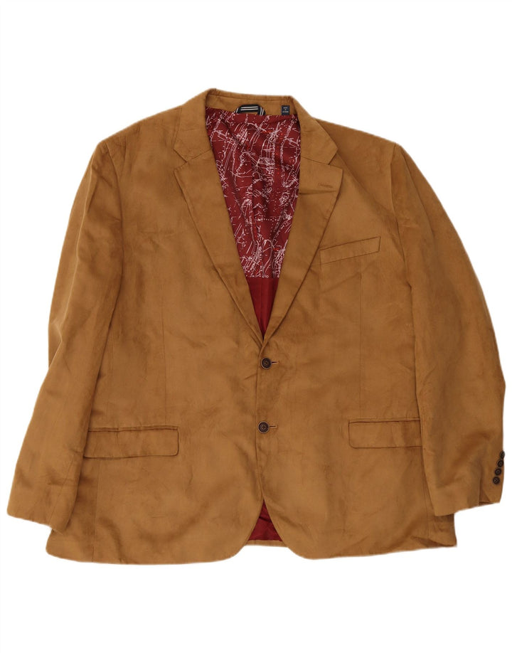 Nautica Veste blazer à 2 boutons coupe régulière pour homme IT 50 Large Beige Polyester