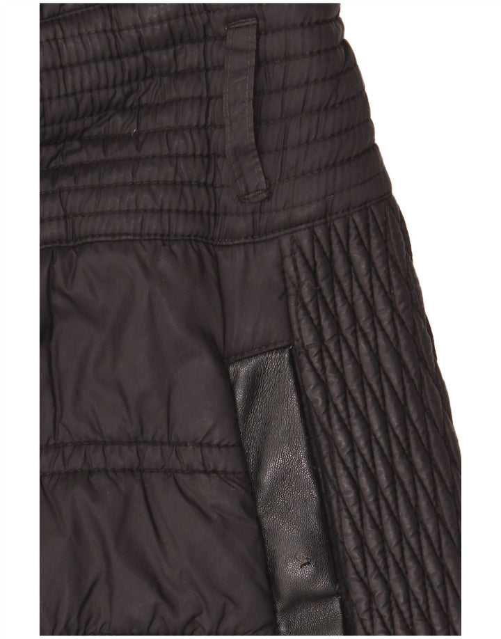 Karen Millen Mens Padded Coat UK 10 Small  Black Polyamide