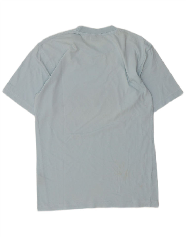 Fila Mens Graphic T-Shirt Top Small Blue Cotton