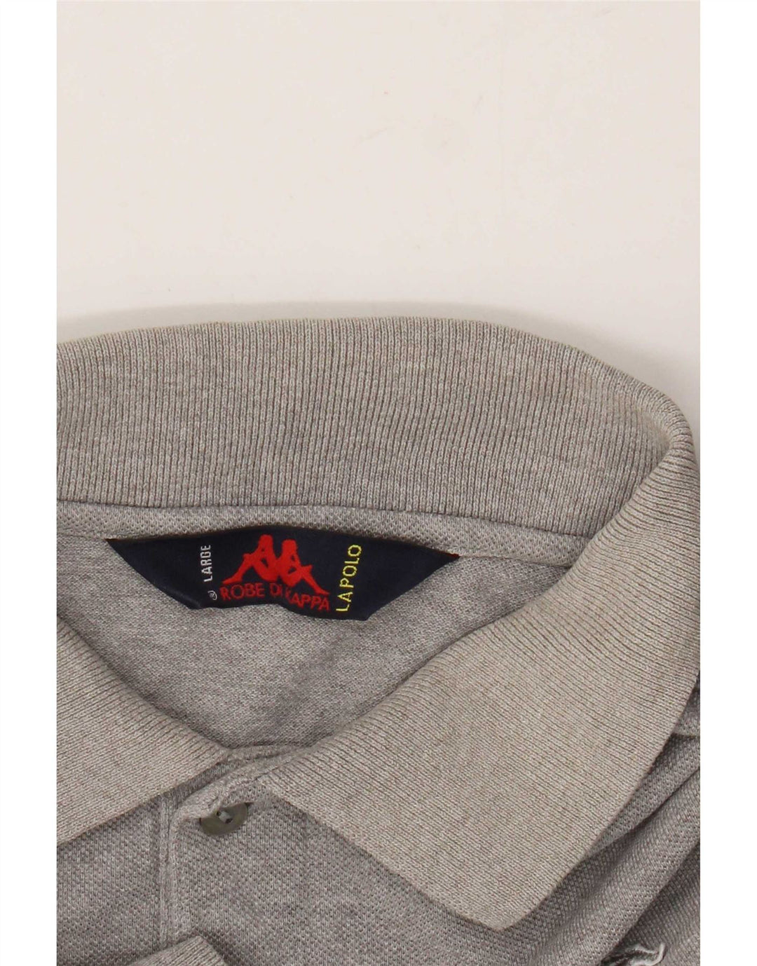 Kappa Polo Homme Large Gris Moucheté