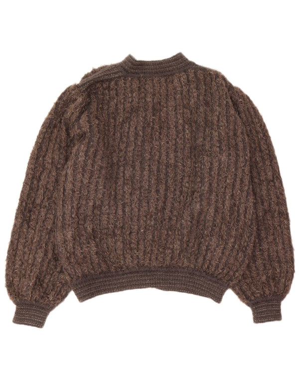 Maglione Cardigan Donna Mariedda IT 46 Large Marrone a Righe