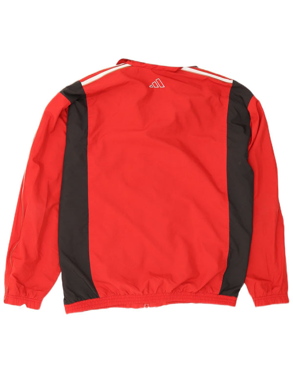 Adidas muška trenirka gornja jakna XL poliester crvene boje