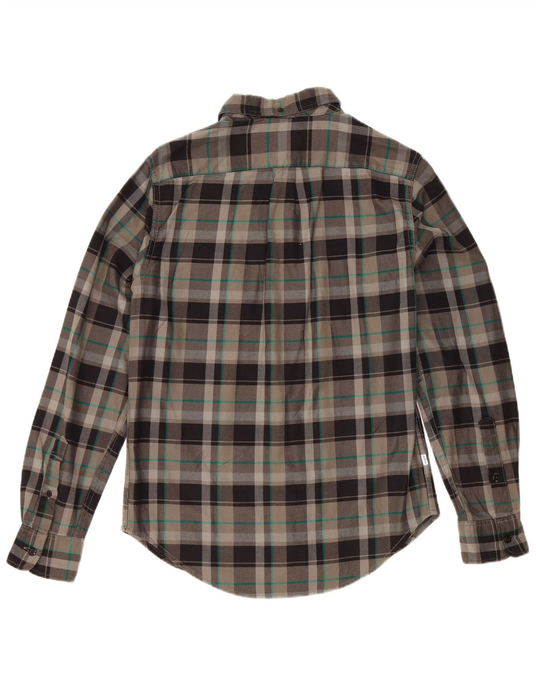 Męska koszula flanelowa Levi's Slim Fit w małą szarą kratę, bawełniana