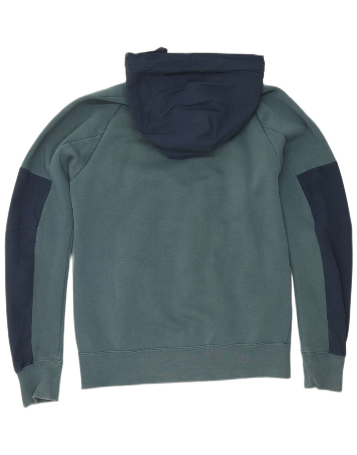 Nike Hættetrøje med lynlås til mænd, lille blå Colourblock Polyester