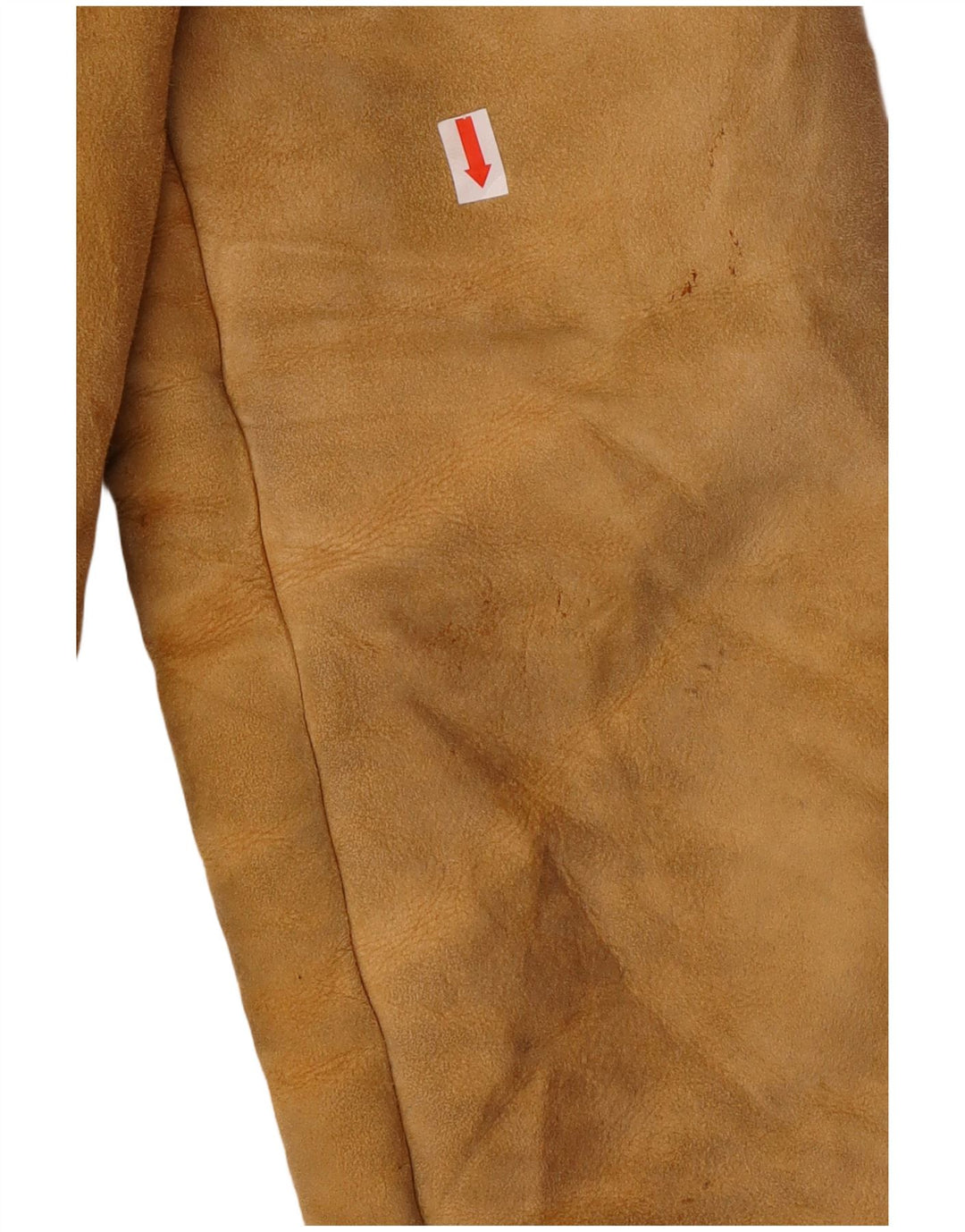 Vintage Womens Sherpa Shearling Coat UK 14 Large Beige