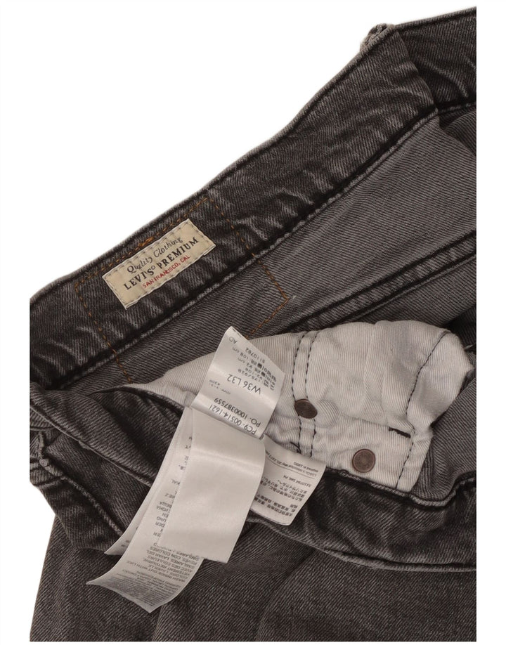 Levi's Mens 514 Straight Jeans W36 L32 Grey Cotton Classic