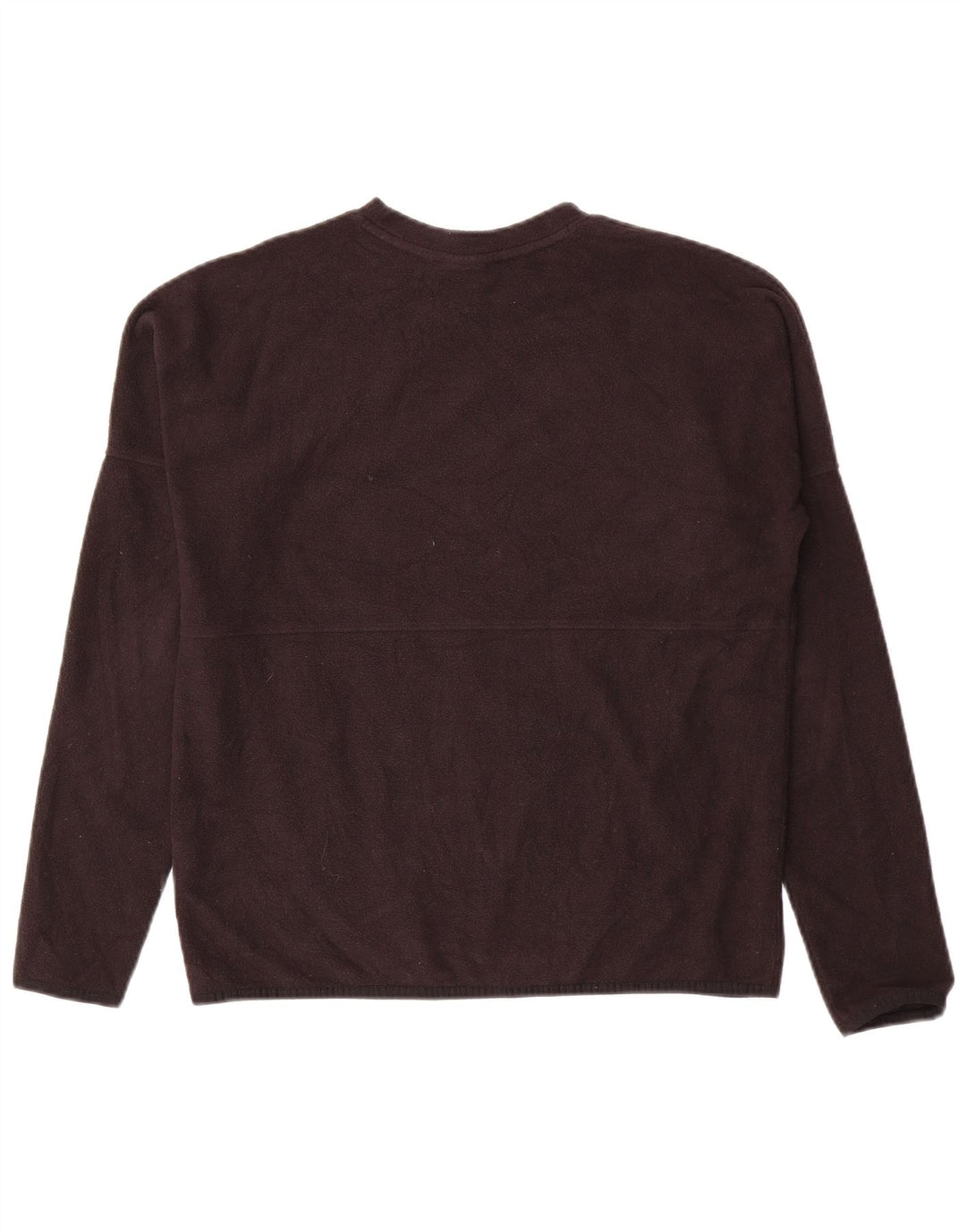 THE NORTH FACE Womens Oversized Fleece Jumper UK 10 Small Black Polyester