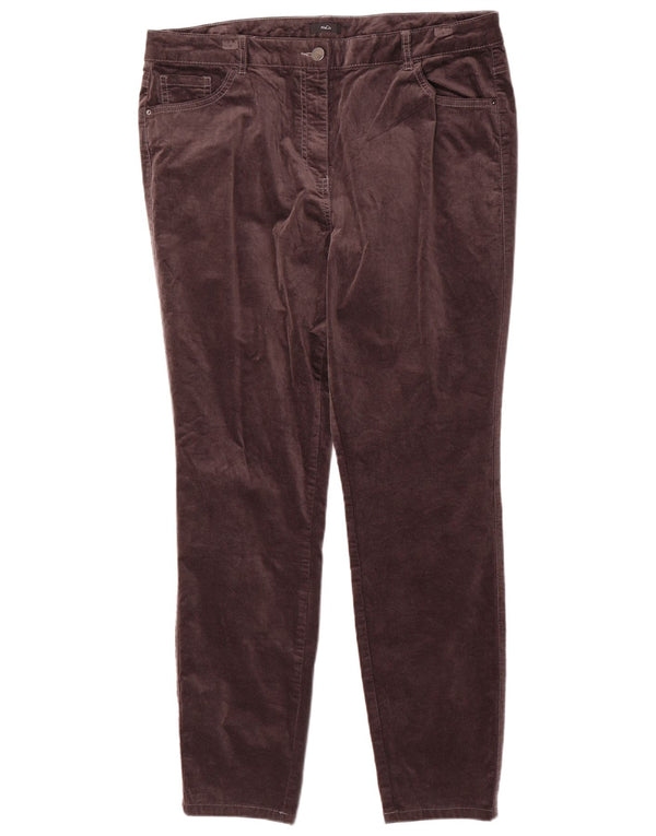 Damskie zwężane spodnie codzienne M&Co UK 18 XL W36 L30 Szara bawełna