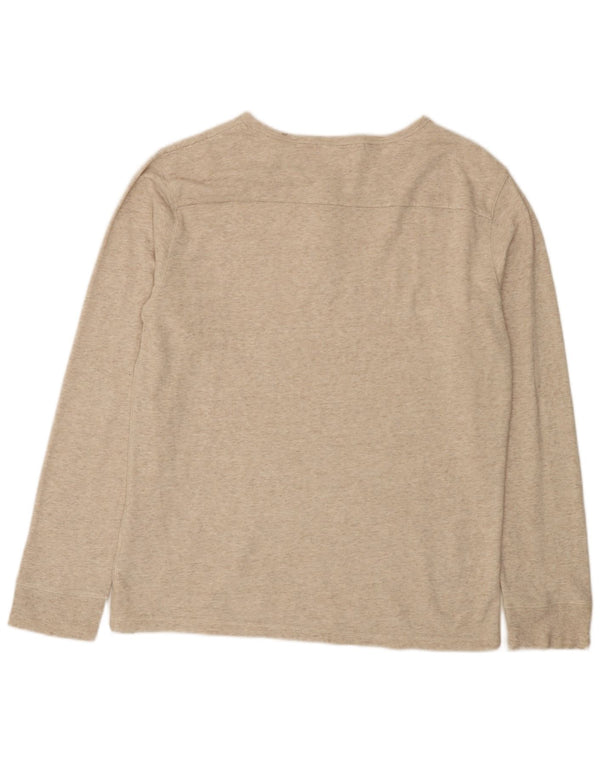 Scotch & Soda Haut Manches Longues XL Coton Chiné Beige Homme