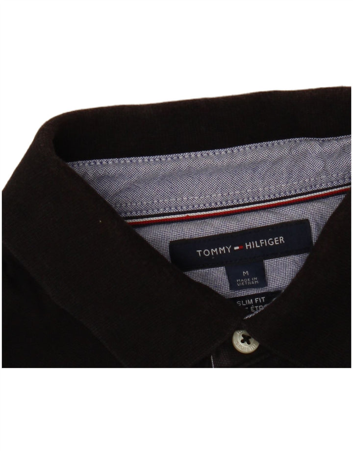 TOMMY HILFIGER Herre Slim Fit Polo Shirt Medium Sort