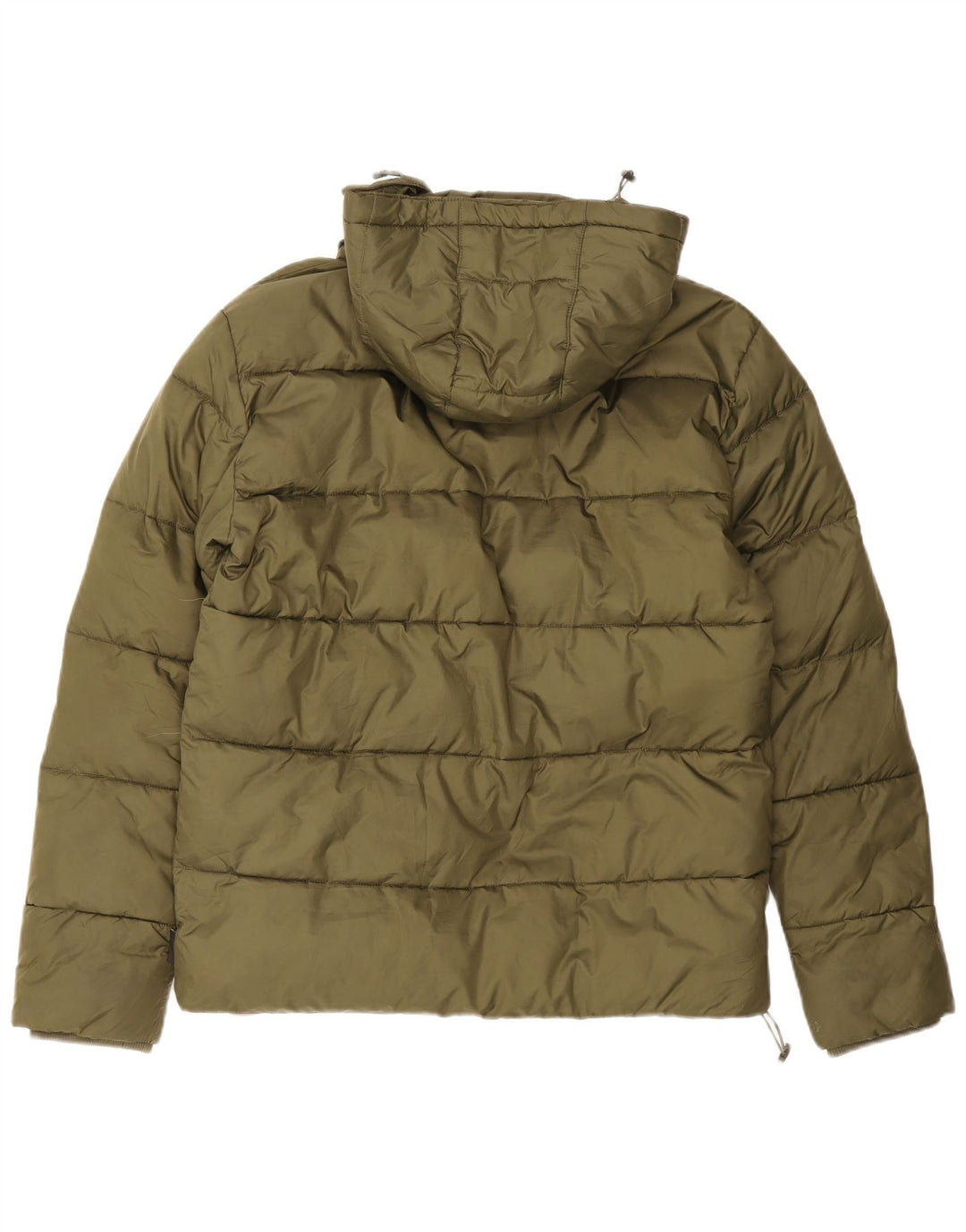 Ellesse Mens Hooded Padded Jacket UK 38 Medium Green Polyester