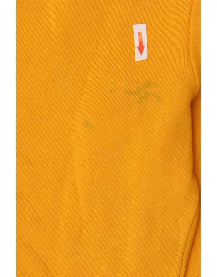Pyrex Mens Graphic Sweatshirt Jumper Small Yellow Cotton