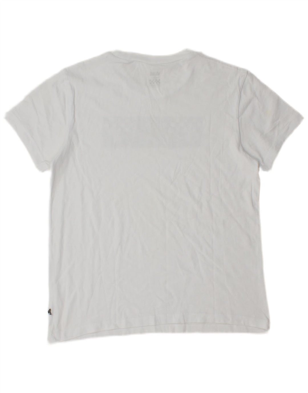 Vans Damen Grafik-T-Shirt-Oberteil UK 10 Small Weiß