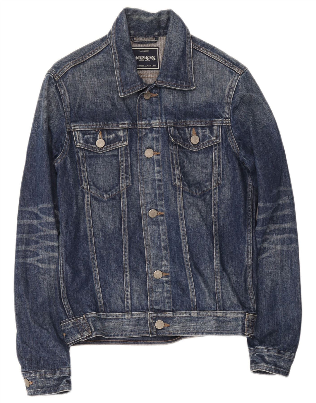 Giacca in denim da donna Jack & Jones UK 36 piccola in cotone blu navy