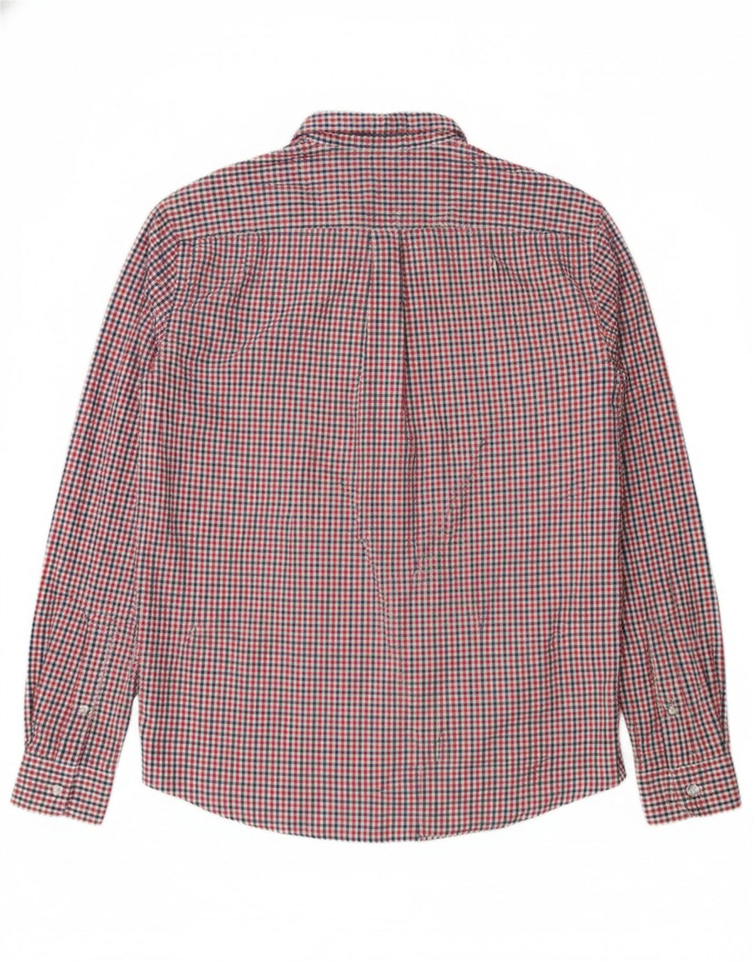 SUPERDRY Mens Shirt Large Red Check Cotton