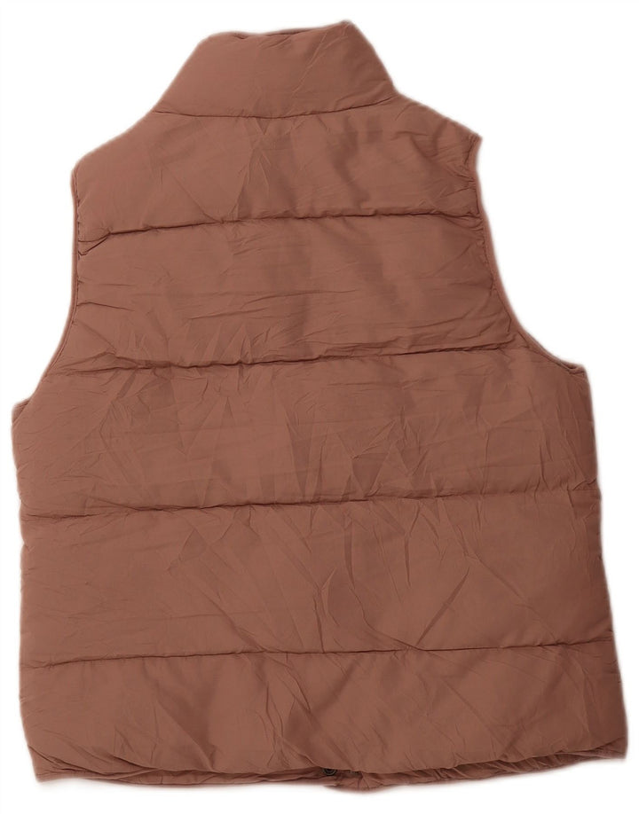 J. CREW Womens Padded Gilet UK 10 Small Pink Polyester