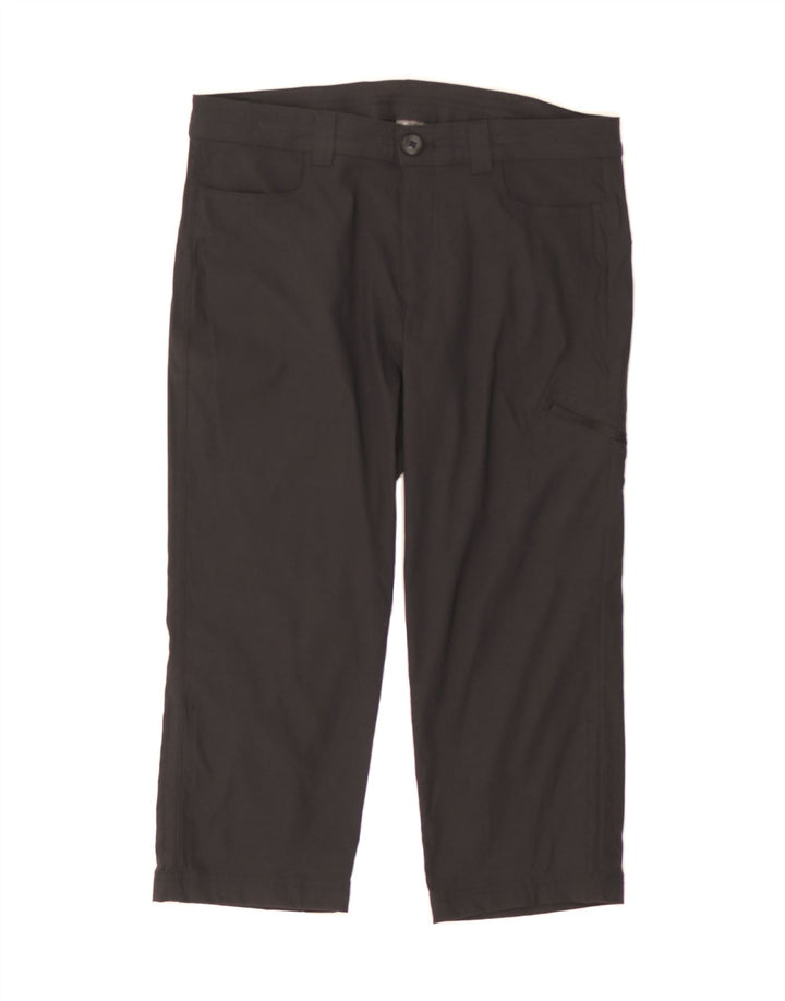 EDDIE BAUER Womens Straight Capri Trousers US 8 Medium W30 L20 Black Vintage Eddie Bauer and Second-Hand Eddie Bauer from Messina Hembry 