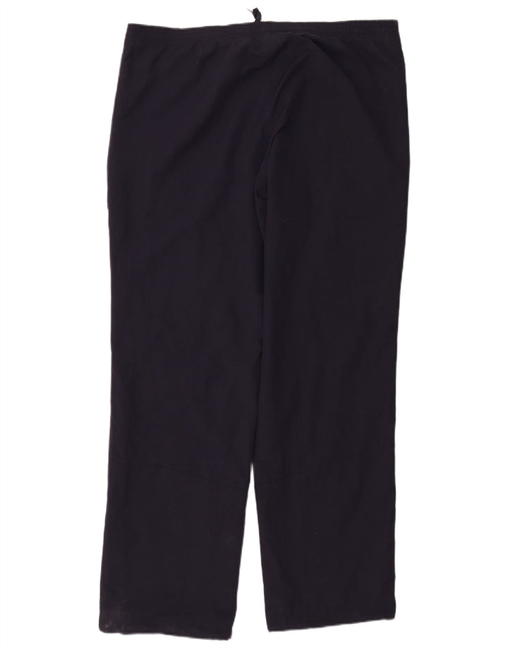 Puma Mens Graphic Tracksuit Trousers Large  Navy Blue Polyester