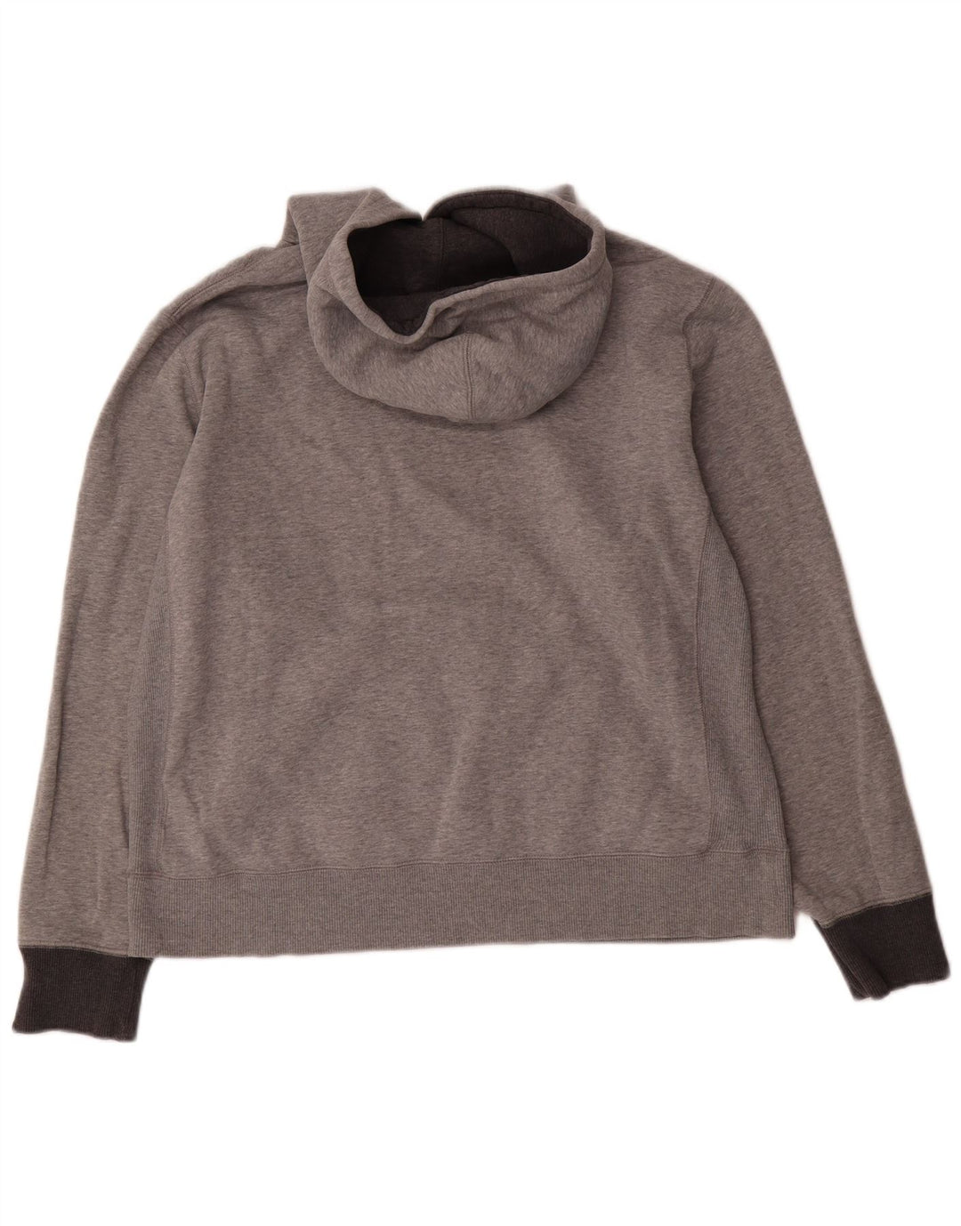 Nike Mens Hoodie Jumper Medium Grey Flecked Cotton