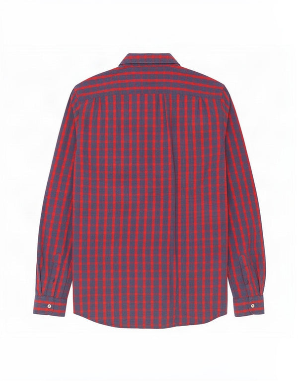 Camisa de corte estándar para hombre de French Connection de algodón a cuadros en azul marino mediano