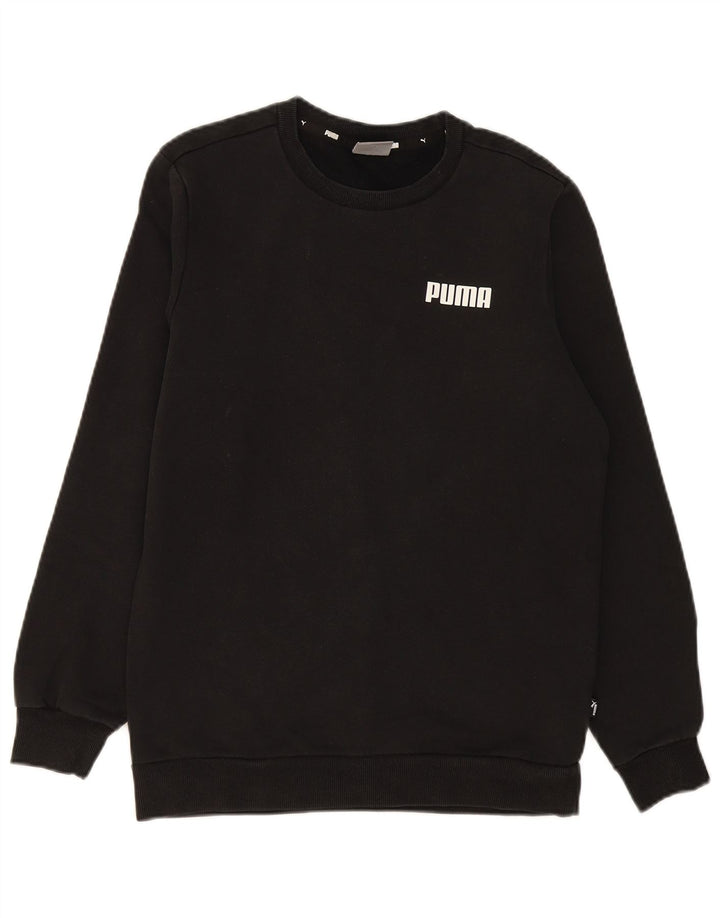 PUMA Mens Sweatshirt Jumper Small Black