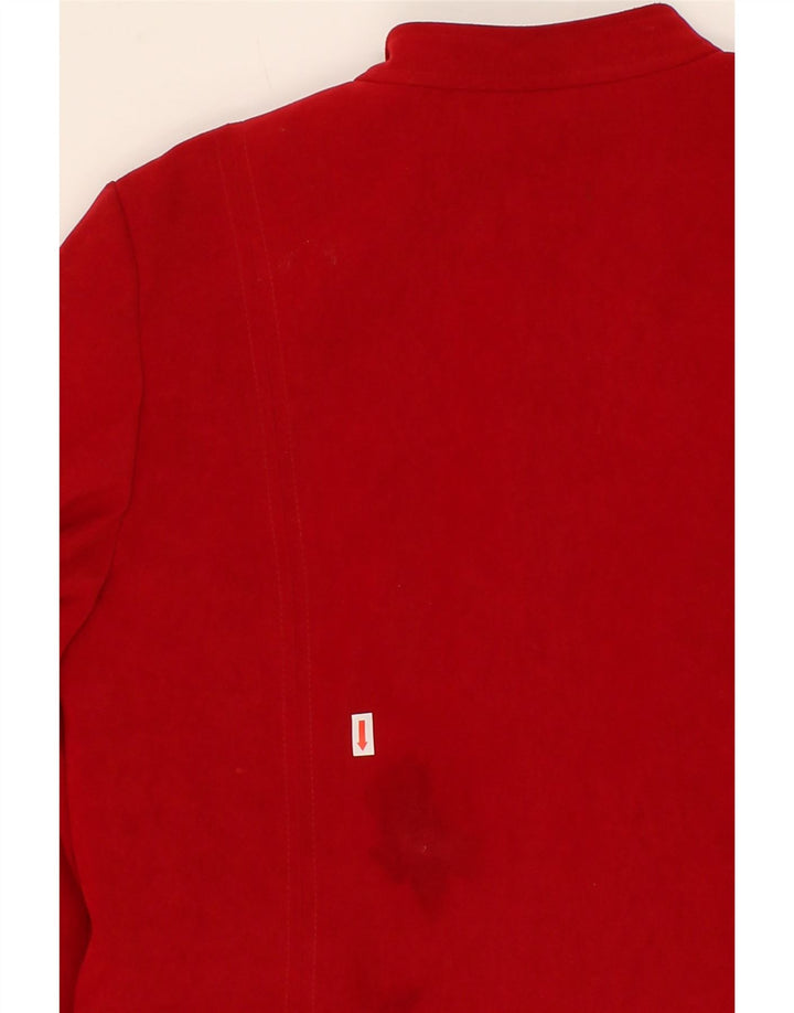 DOROTHY PERKINS Womens Crop Bomber Jacket UK 14 Medium  Red Polyester Vintage Dorothy Perkins and Second-Hand Dorothy Perkins from Messina Hembry 