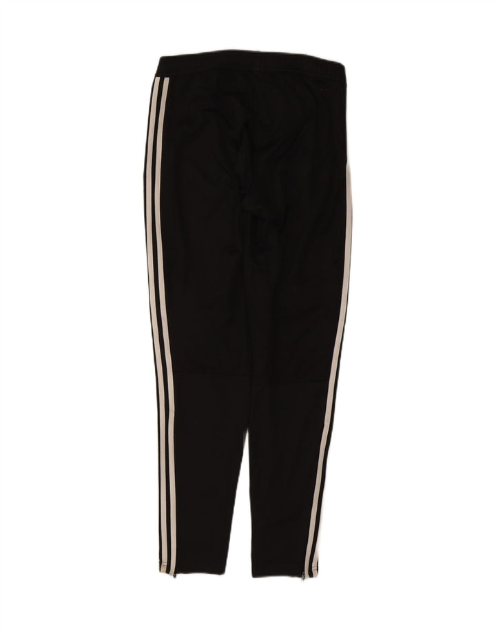 ADIDAS Womens Tracksuit Trousers UK 12/14 Medium Black Polyester