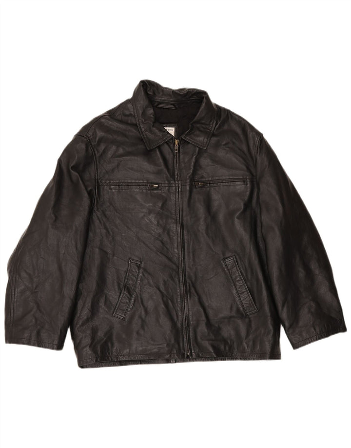 CONBIPEL Chaqueta de cuero Free Heron para hombre IT 50 Cuero negro grande